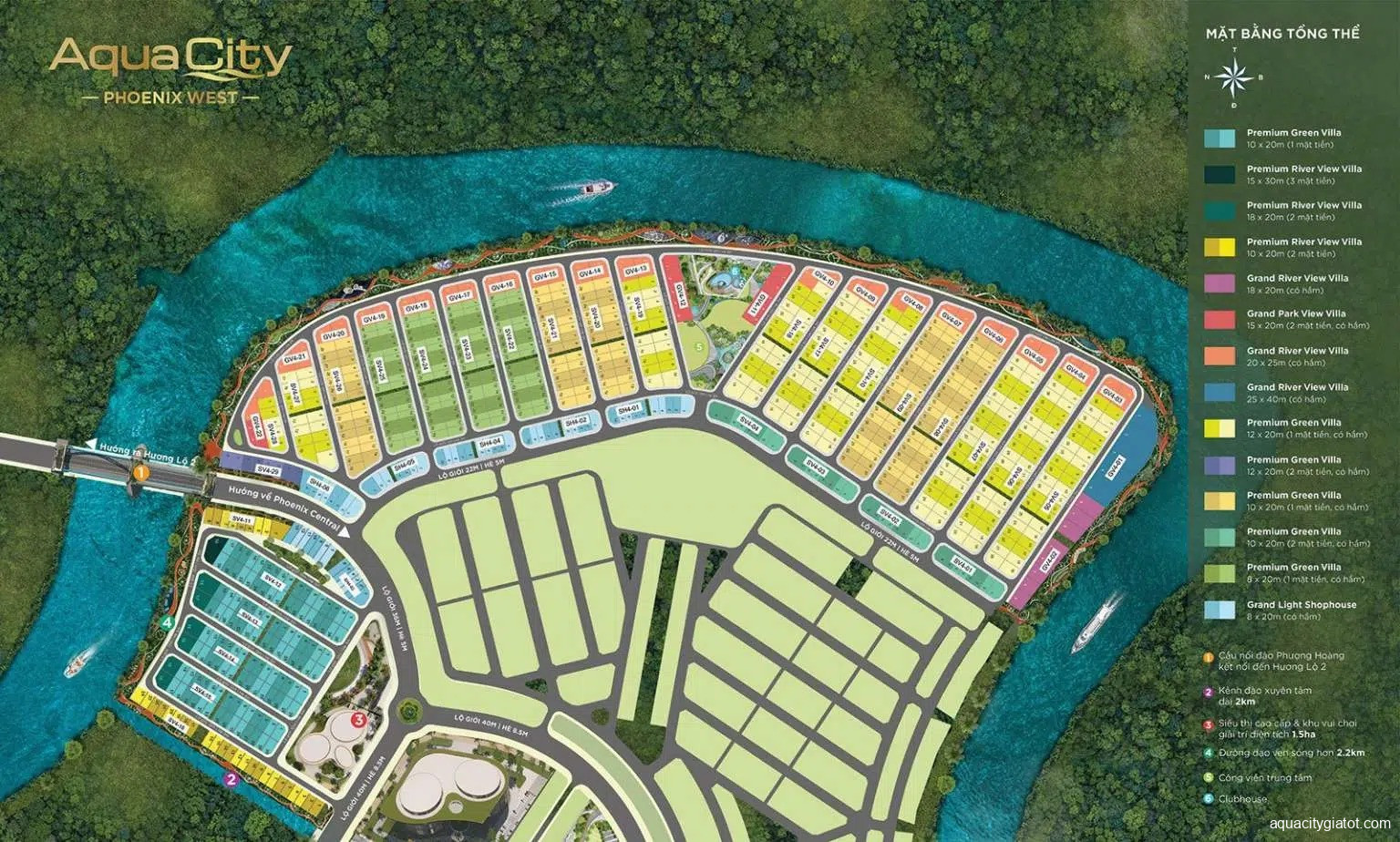 Đảo Phượng Hoàng Aqua City | Thông Tin Chi Tiết Novaland