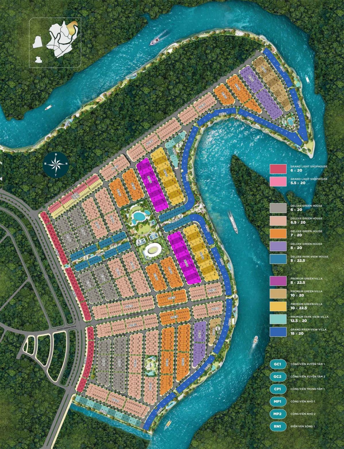 Mặt bằng River Park 2