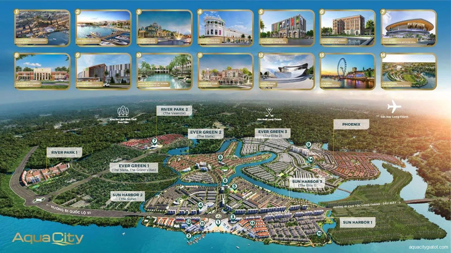 Đảo Phượng Hoàng Aqua City | Thông Tin Chi Tiết Novaland