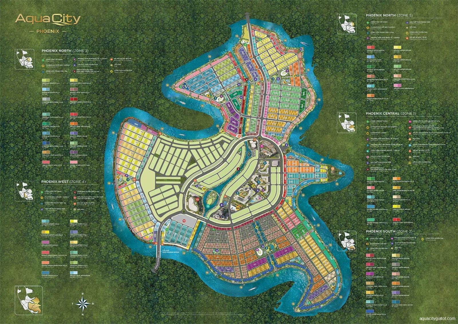 Đảo Phượng Hoàng Aqua City | Thông Tin Chi Tiết Novaland