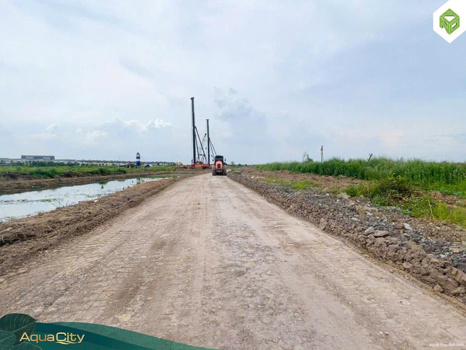 Sôi động nhịp thi công tại Đảo Phượng Hoàng Aqua City tháng 10/2025