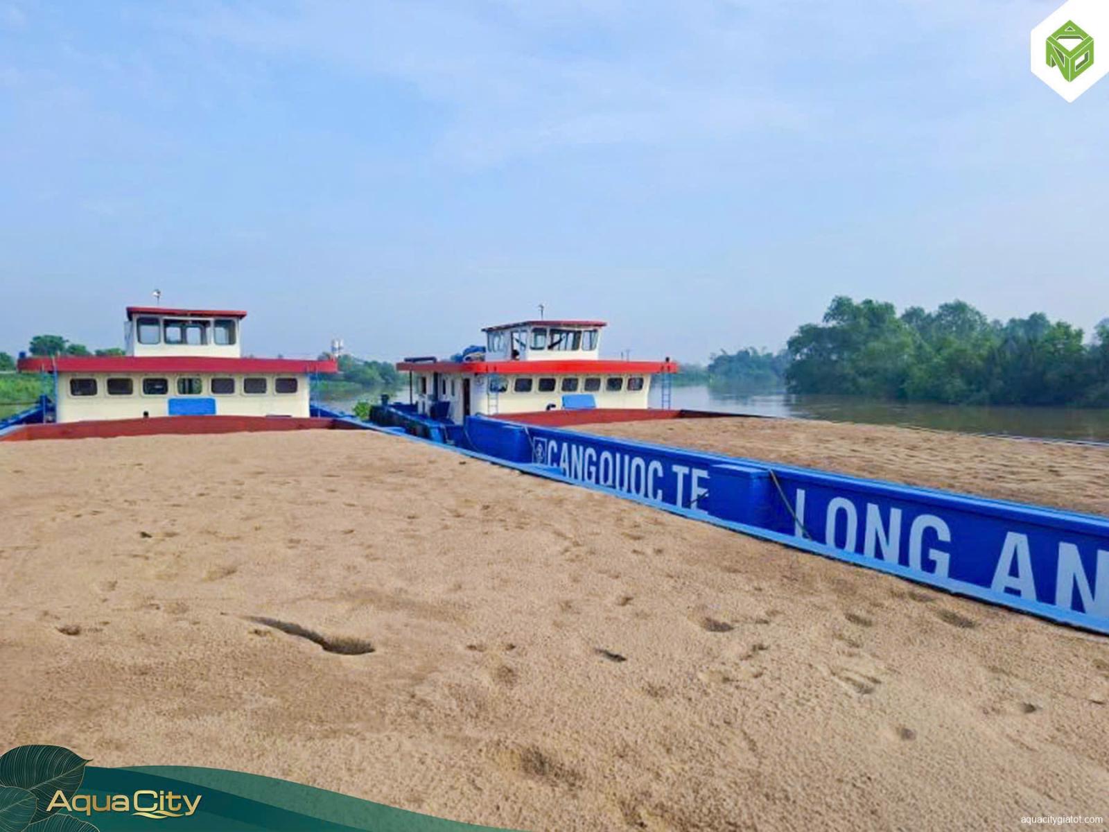 Sôi động nhịp thi công tại Đảo Phượng Hoàng Aqua City tháng 10/2025